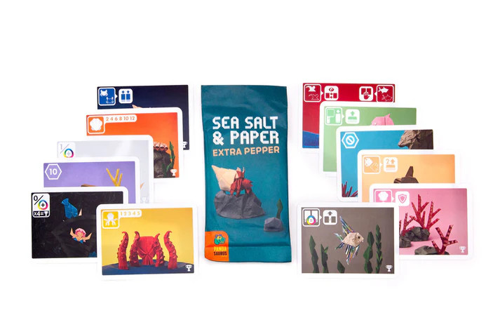 Extra Salt & Extra Pepper Expansion Set Sea Salt & Paper Card Game Pandasaurus