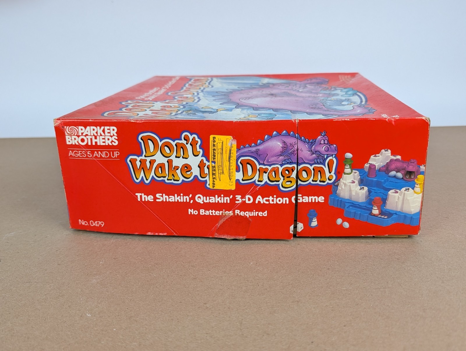 Vintage 1986 Don’t Wake the Dragon 3D Board Game Parker Brothers COMPLETE WORKS!