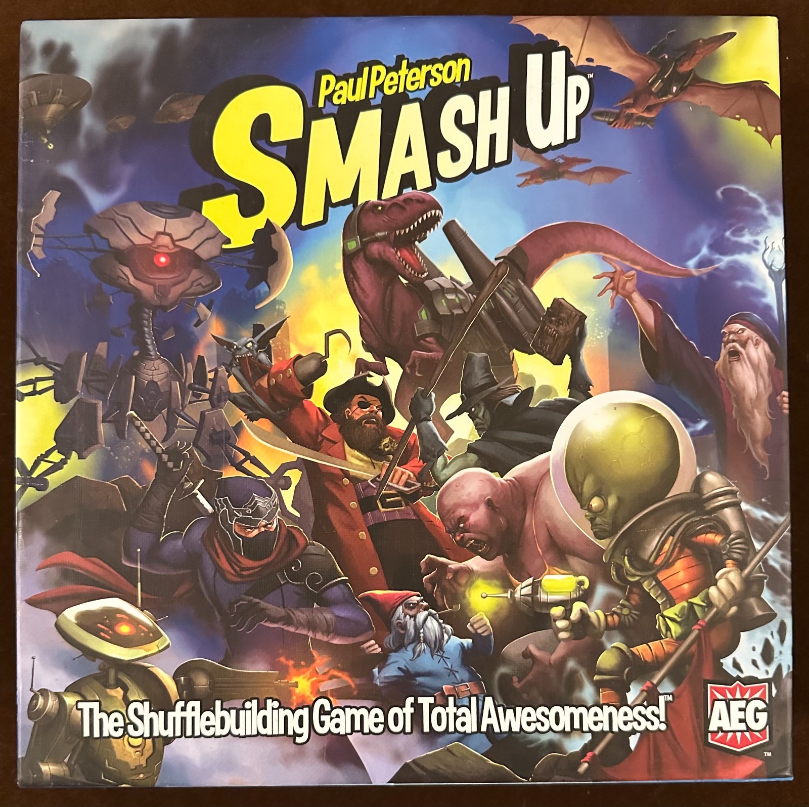 AEG Smash Up Board Game Card Game by Paul Peterson Complete