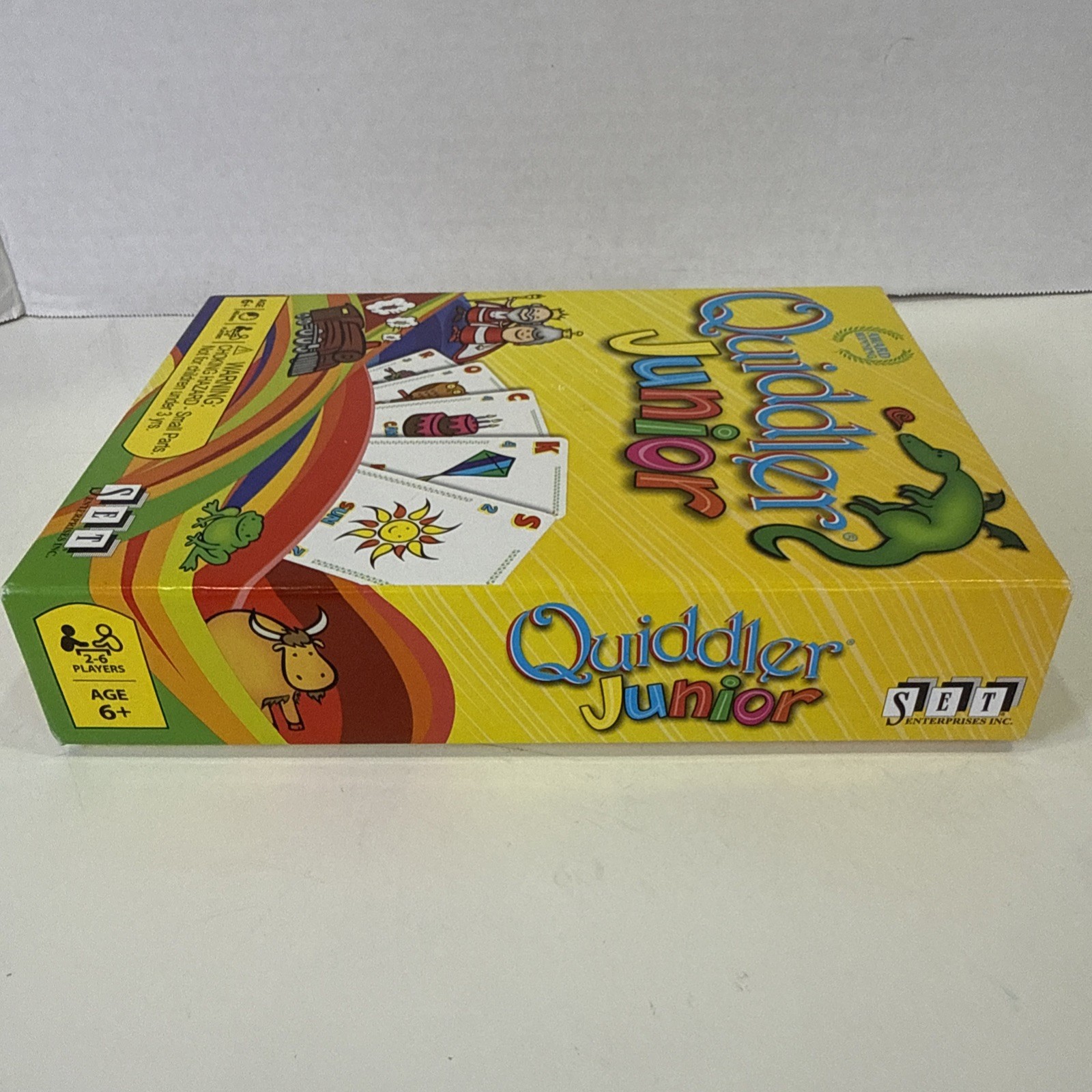 Quiddler Junior Set Enterprises Inc Game COMPLETE Ages 6+ Word Game Vocabulary