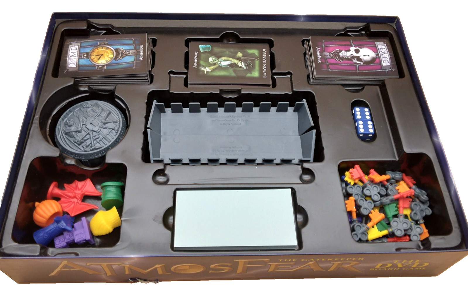 AtmosFear The Gatekeeper DVD Board Game Pressman Interactive Complete 2004