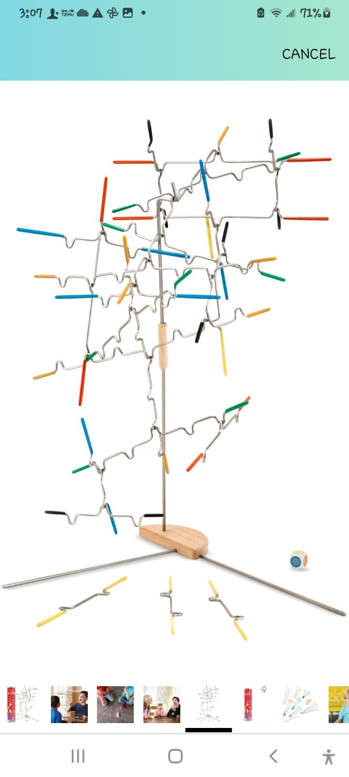 Melissa & Doug Suspend Balance Strategy Game, 1-4 Players, Ages 8+