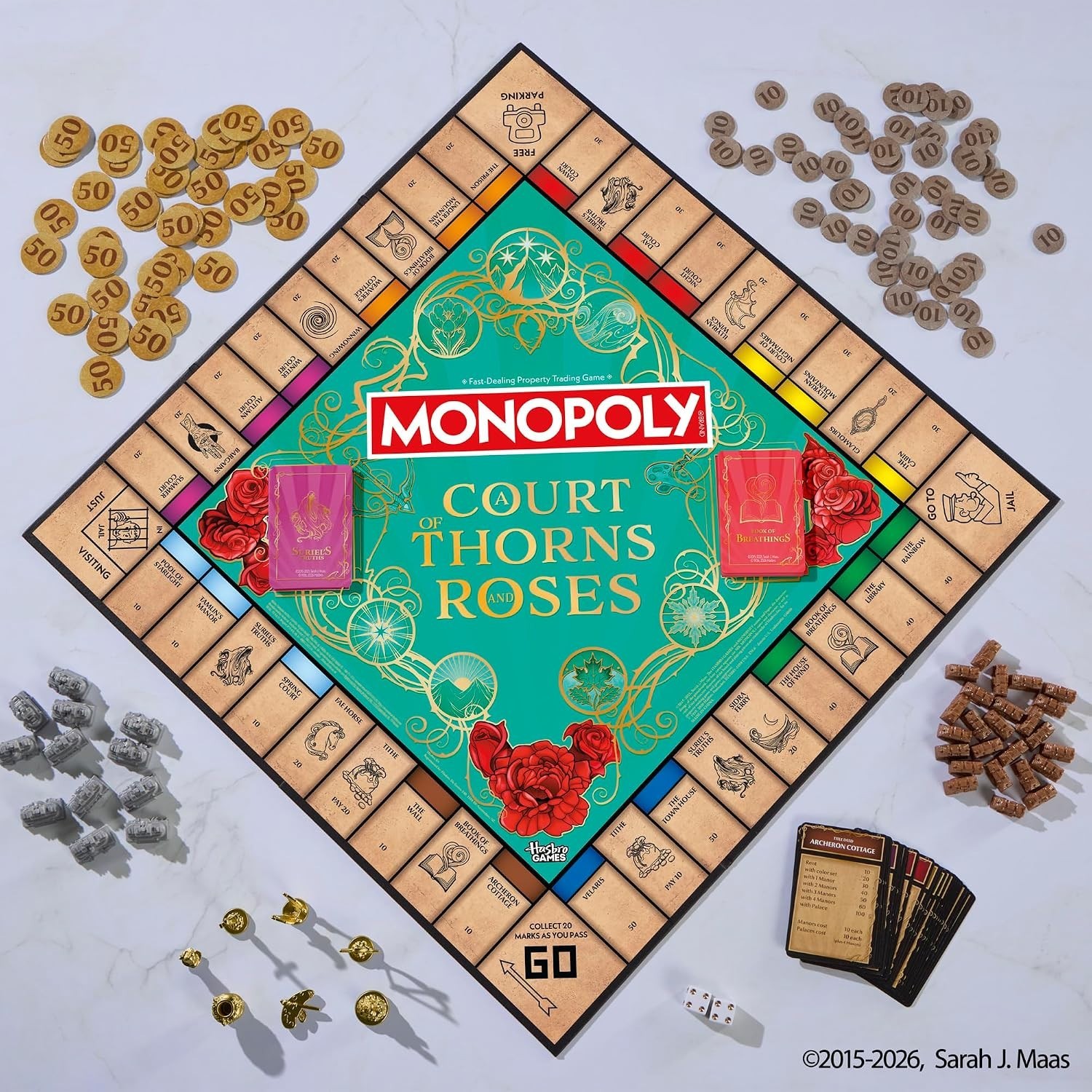 Monopoly A Court of Thorns and Roses Edition for Adults-PRESALE Amazon Exclusive