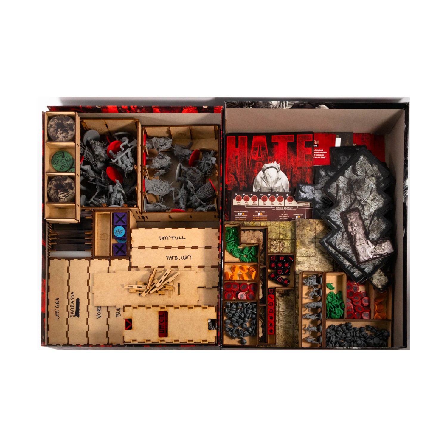 CMON Hate Hate Collection #4 – Base Game + 5 Expansions + Extras! Fair/NM