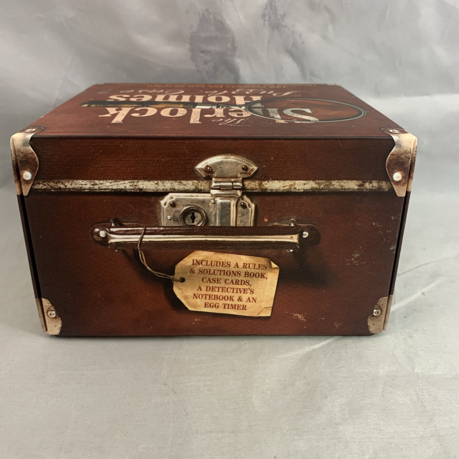 SHERLOCK Holmes Puzzle Case Game Box Sterling Innovation Open Box Complete