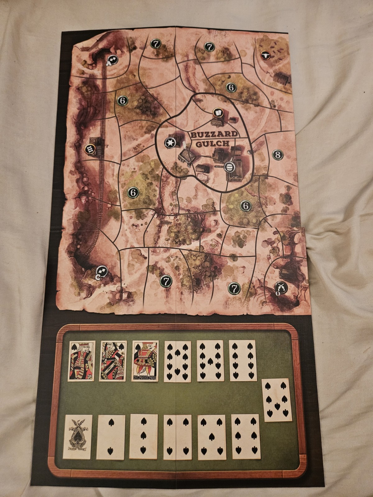 Kolossal Games Western Legends Board Game + Ante Up & Blood Money, + Playmat