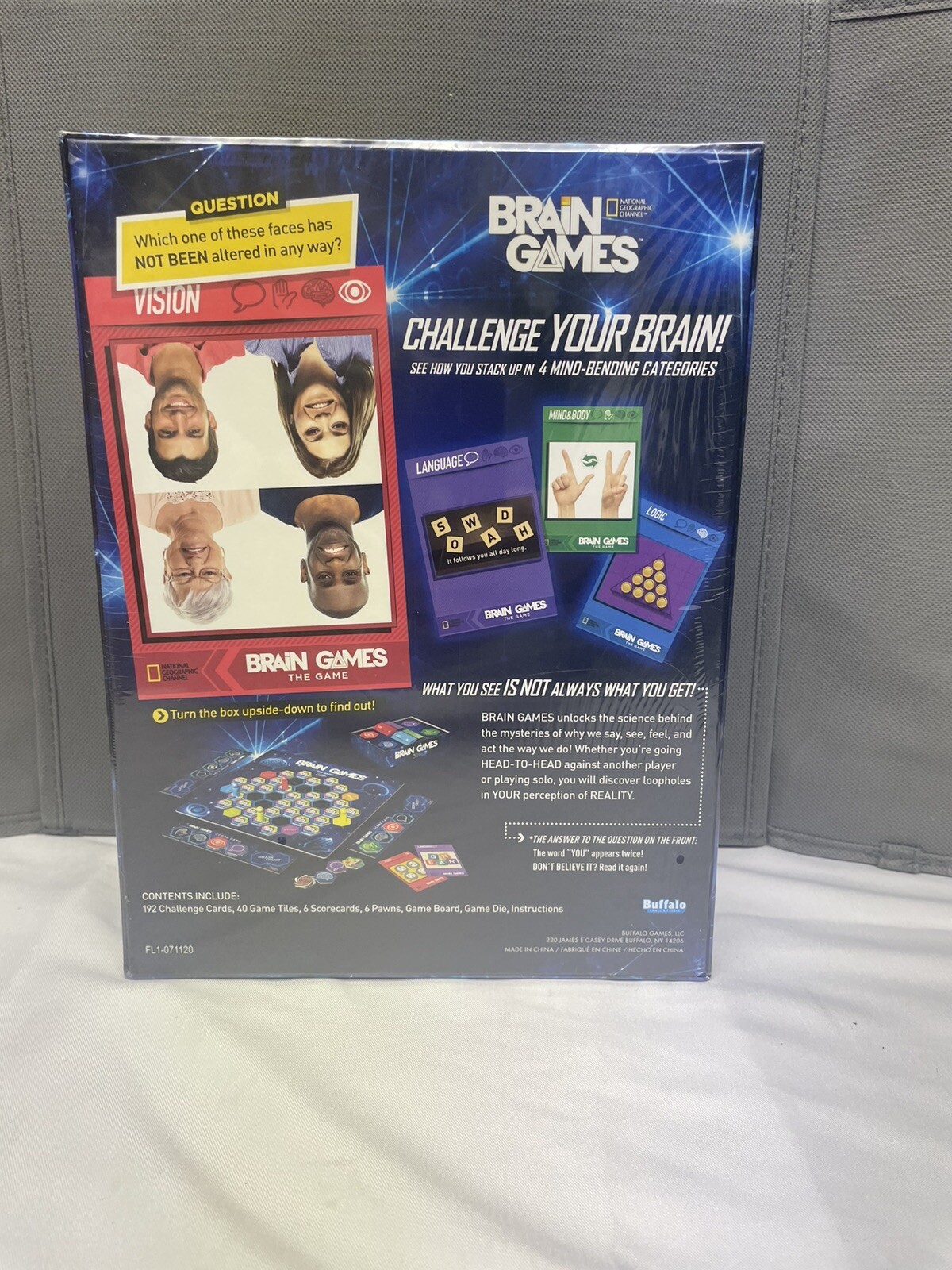 Brain Games. From The National Geographic Channel. Ages 14+ Factory Sealed