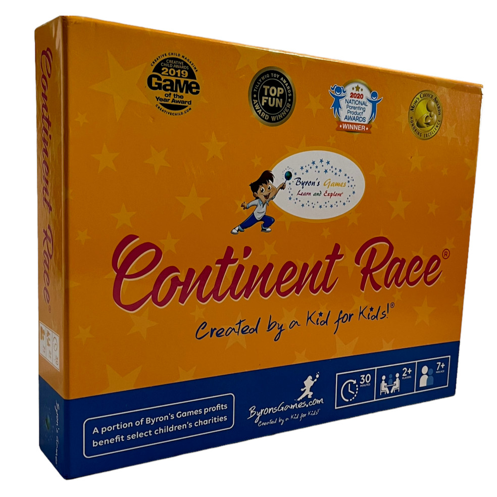 Continent Race Fun Geography Board Game For Kids Created By Kids 2016 Very Nice