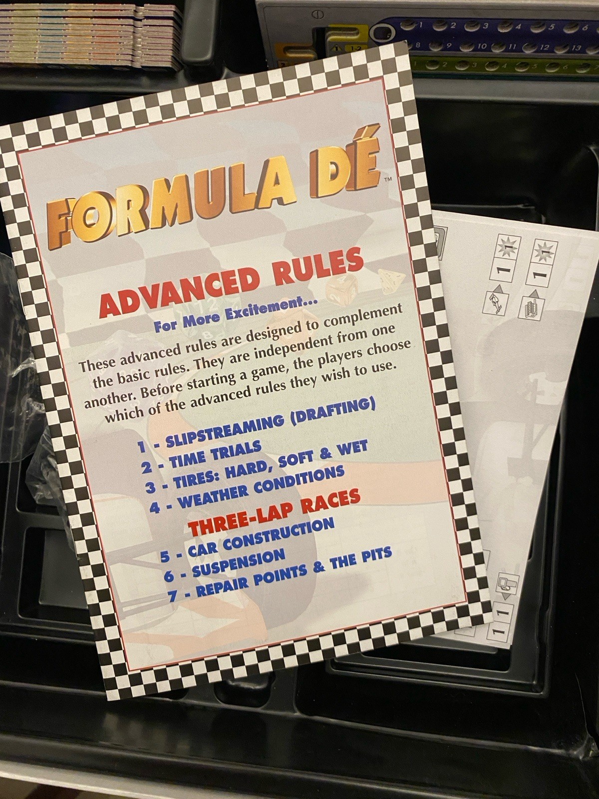 Formula D Board Game – *COMPLETE VERY GOOD!* (Casual Family Dice Indy Car Race)