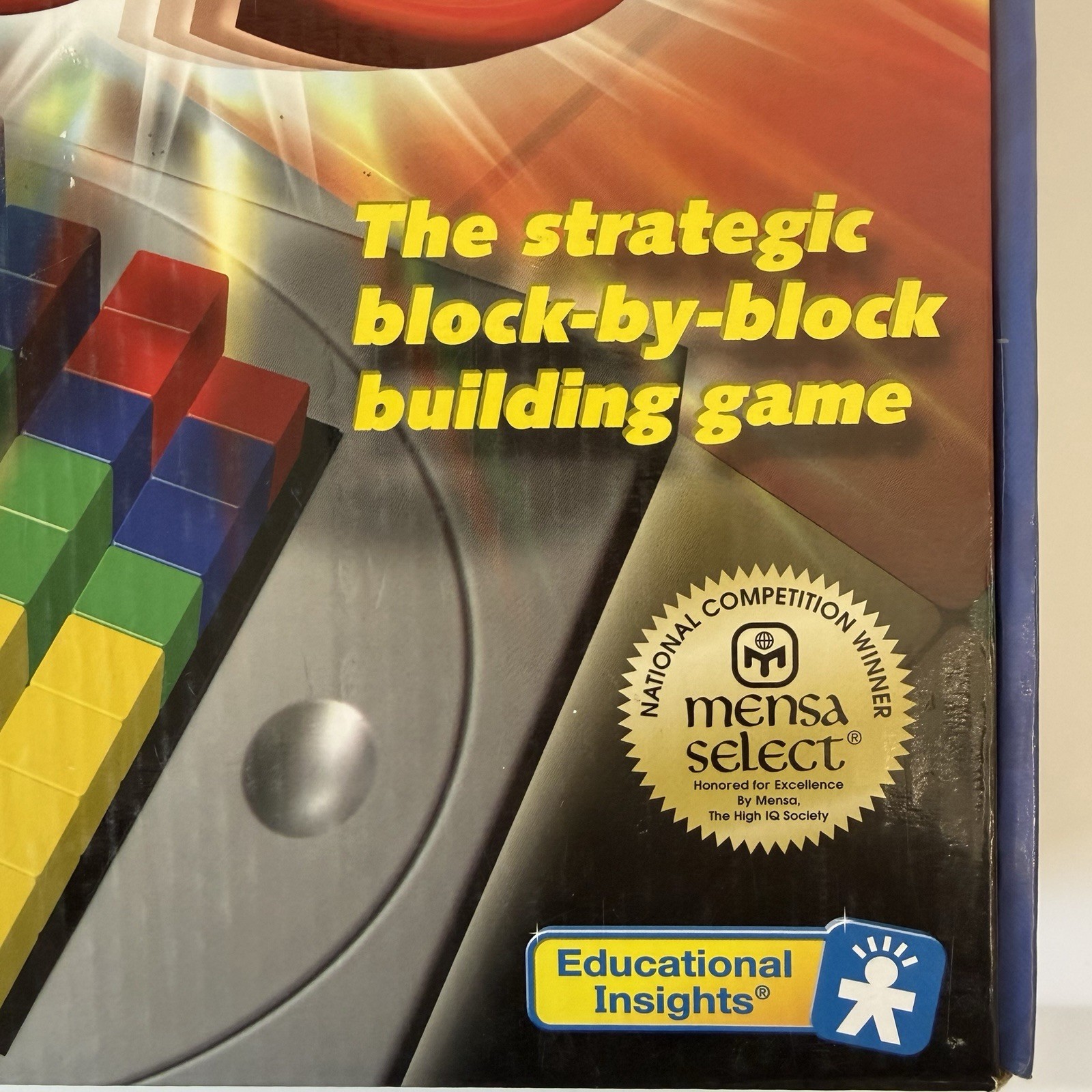 BLOKUS 3-D Strategic Block Building Game 100% Complete Rare Mensa Select EUC
