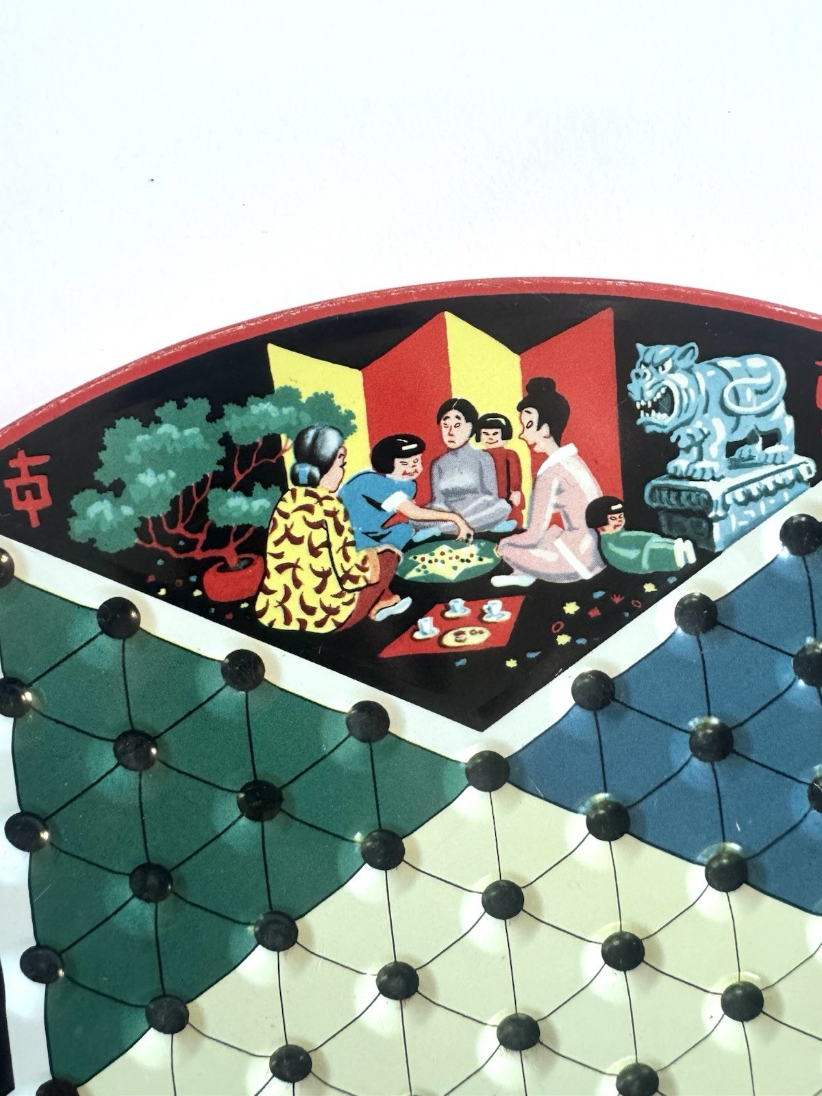Vtg Chinese Checkers Game Pixie All Metal Game Board Steven Mfg Co RARE!