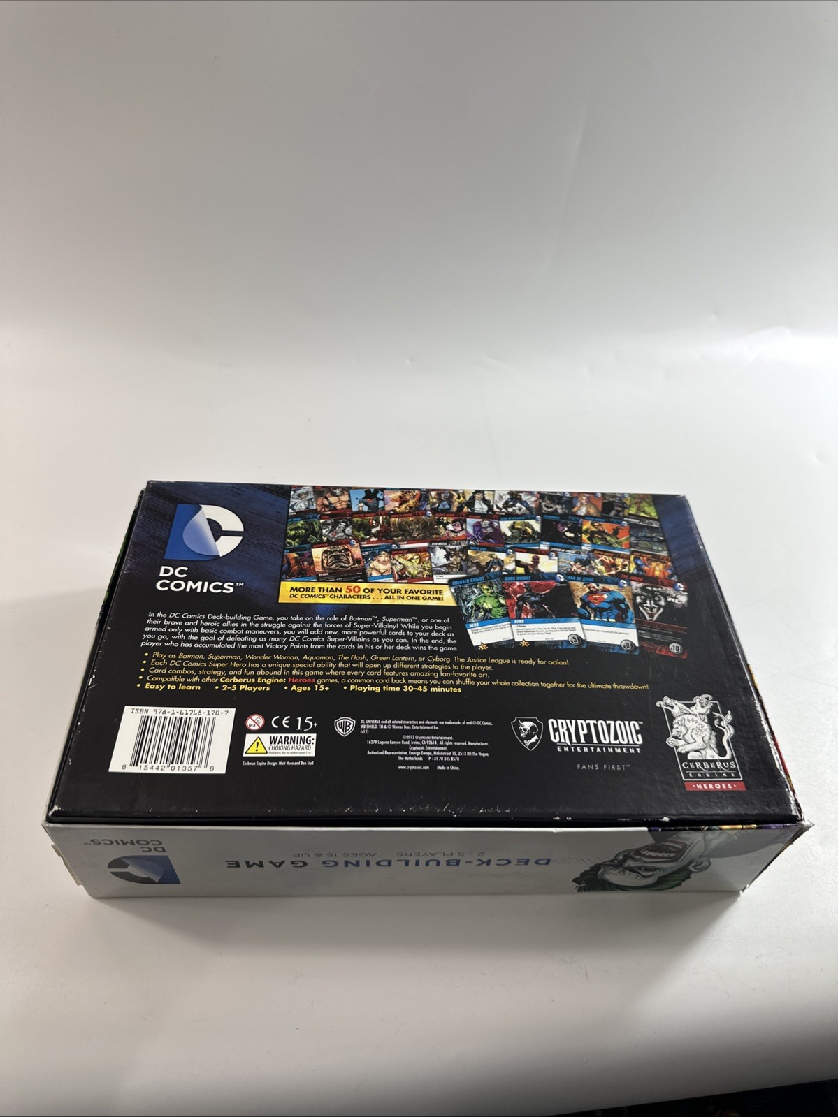 DC Comics Deck Building Game 2012 Cryptozoic Fans Firs~ NEW-RARE