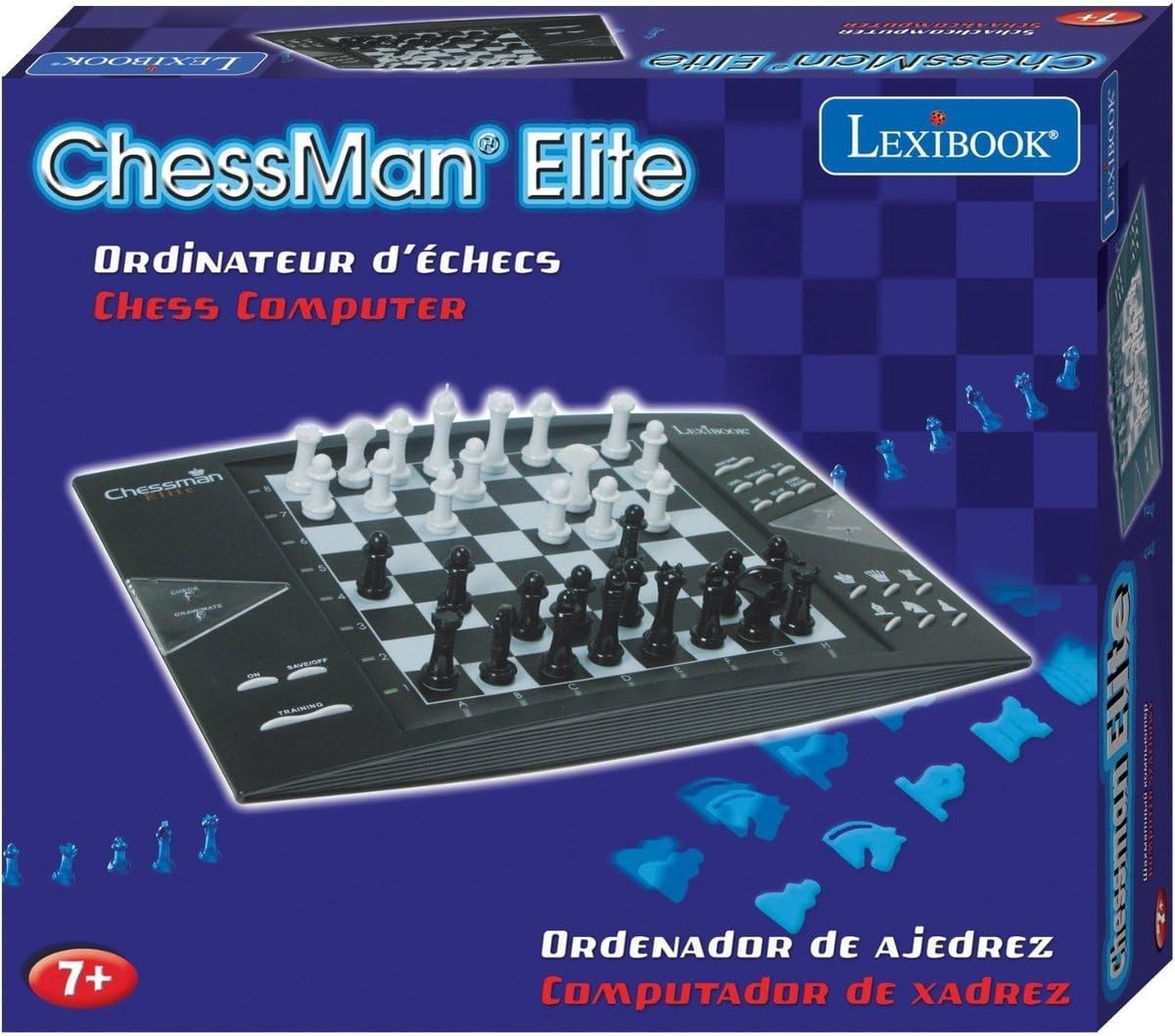 Lexibook, Chessman® Elite, Interactive Electronic Chess Game +, 64 Levels of
