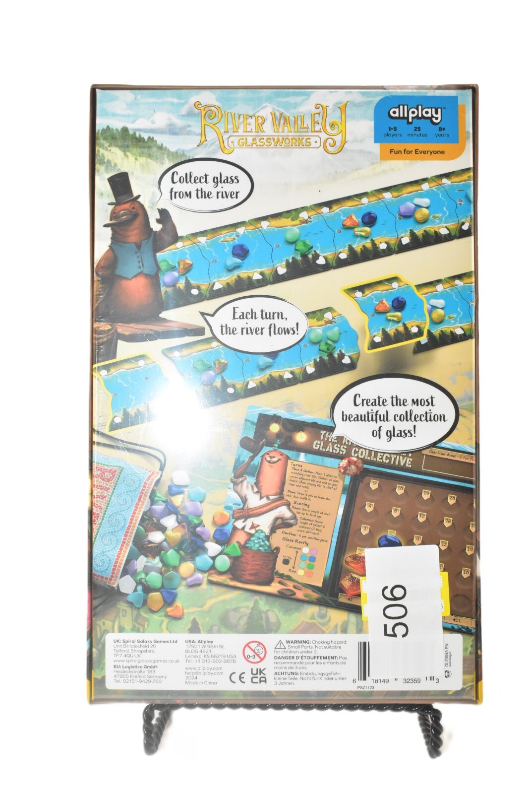 RIVER VALLEY GLASSWORKS FAMILY STRATEGY BOARD GAME AGES 8+ BY ALLPLAY