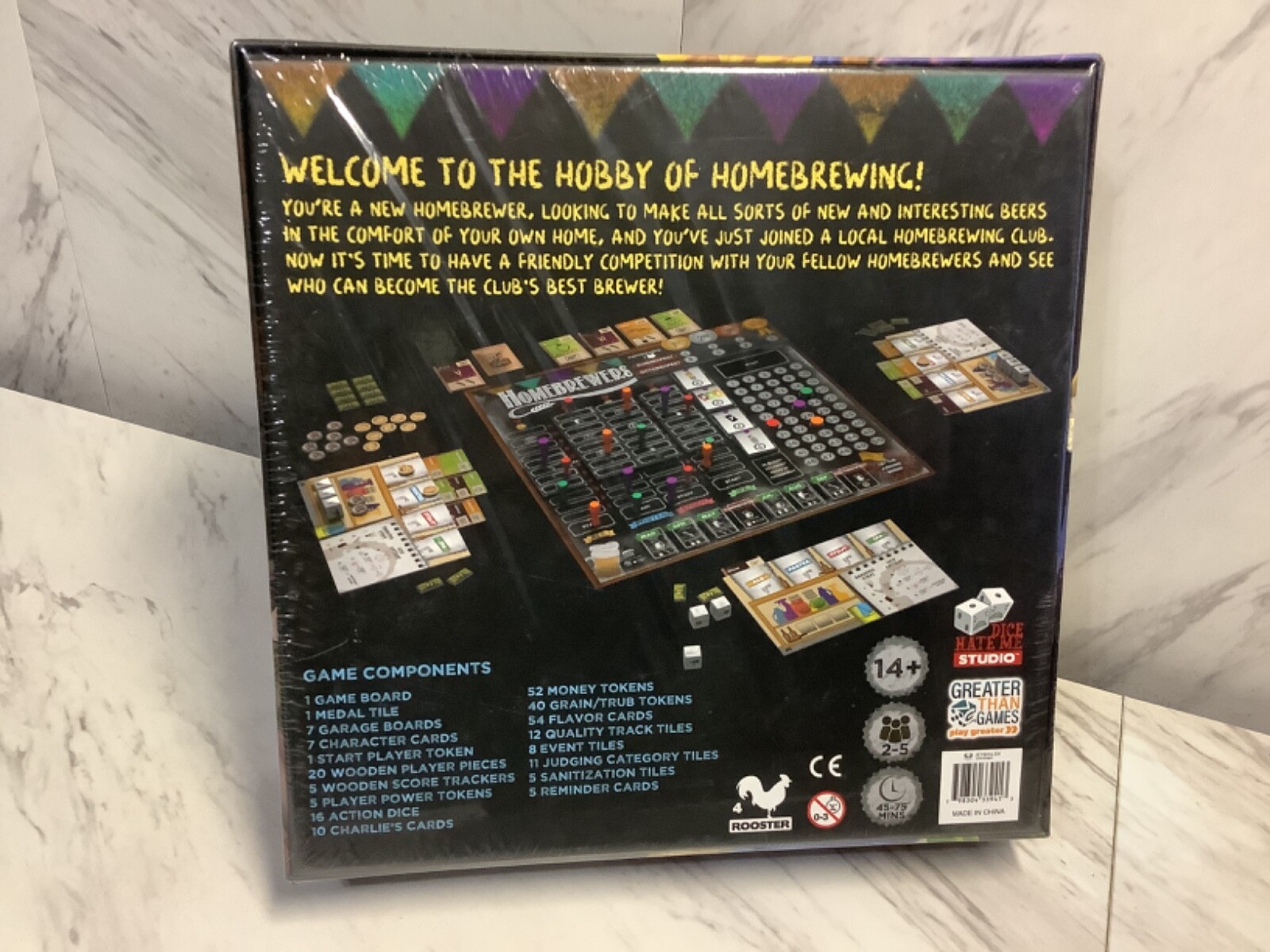 HOMEBREWERS Board Game BRAND NEW Greater Than Games DICE HATE ME STUDIO