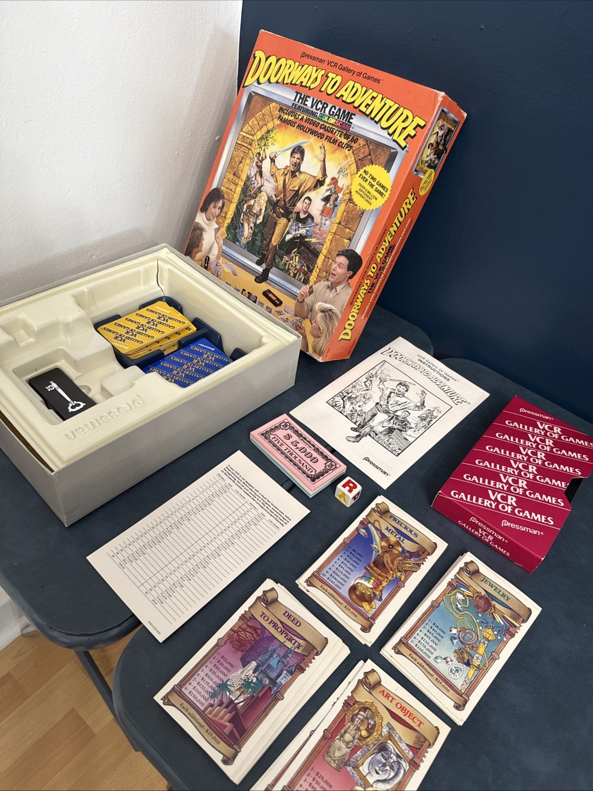 Doorways to Adventure VCR VHS Game Pressman Toys 1986 100% COMPLETE!