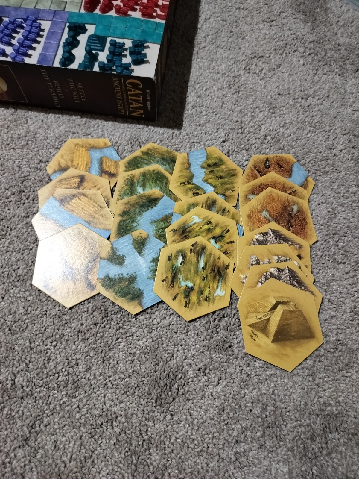 Catan Ancient Egypt Collectors Edition Mayfair Board Game Complete