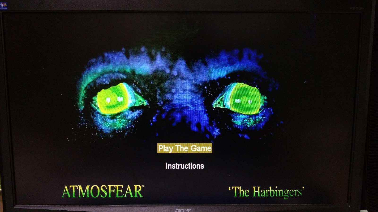The Harbingers Video Board Game Video Tape VHS DVD Atmosfear Nightmare Series
