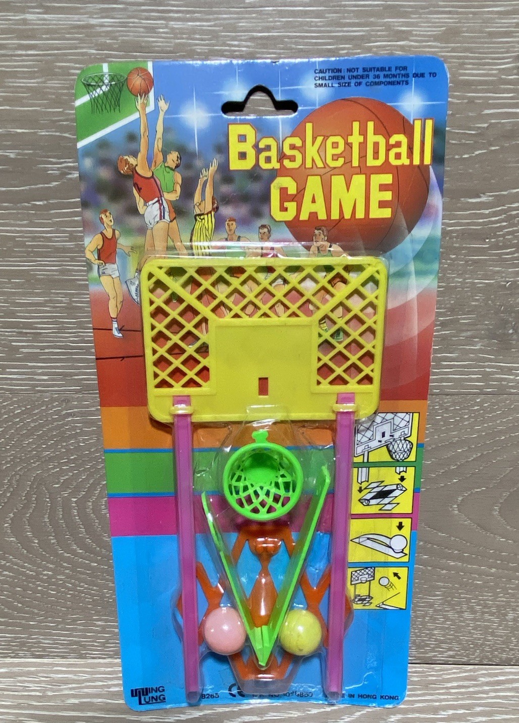 Vintage Wing Lung Travel Basketball Game Hot Shot Shooting Basketball Game