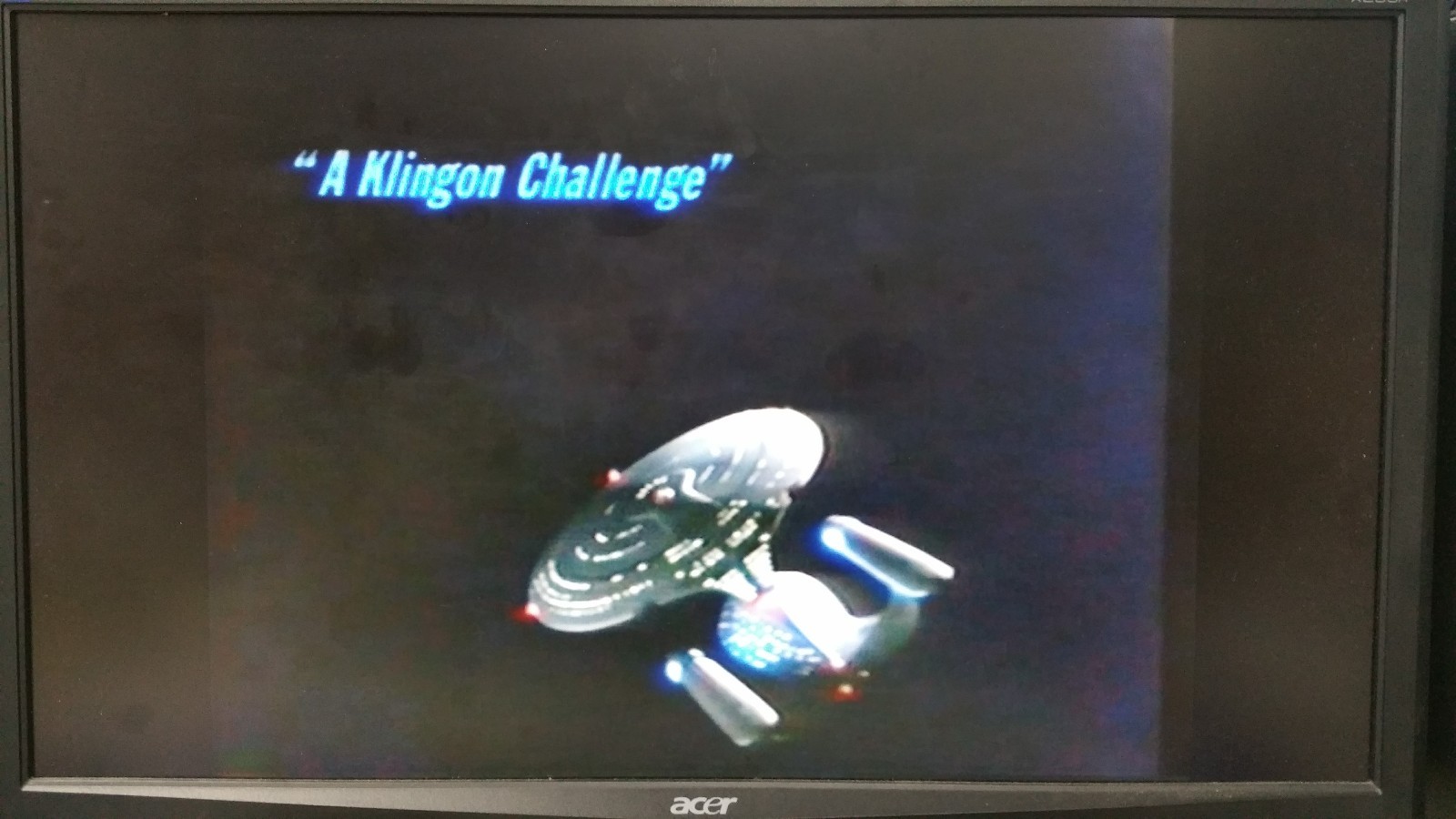 Star Trek The Next Generation A Klingon Challenge Board Game DVD (VHS Version)
