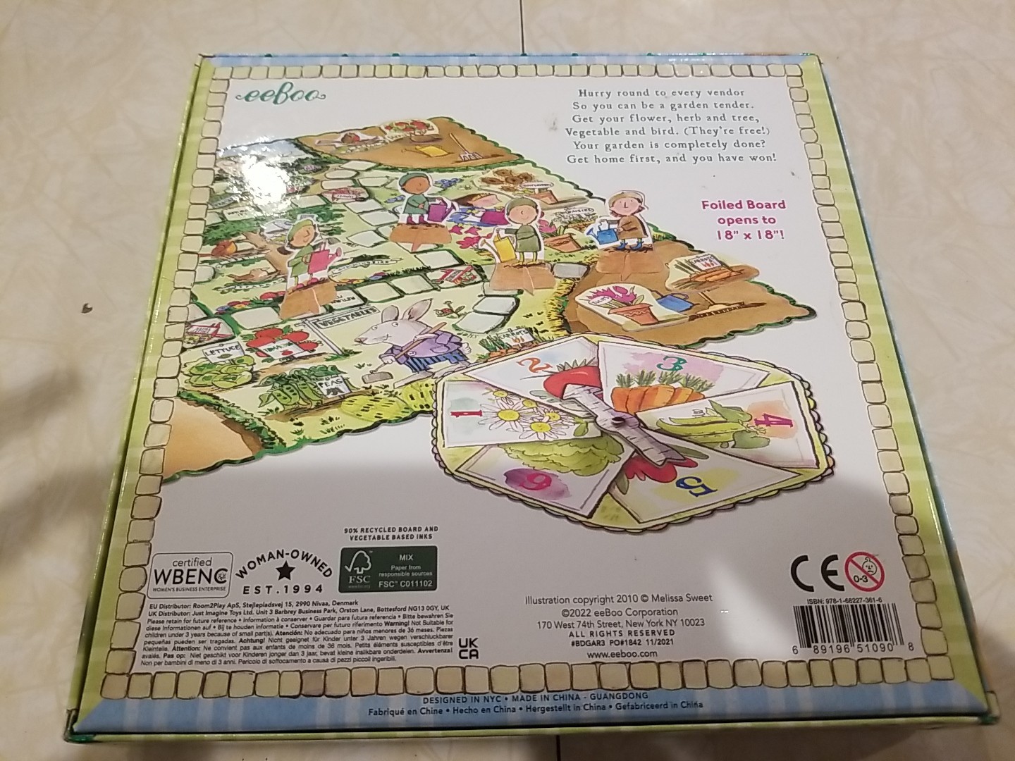 Gathering A Garden The Game. In Excellent Shape. Pre Owned But Only Played Once.