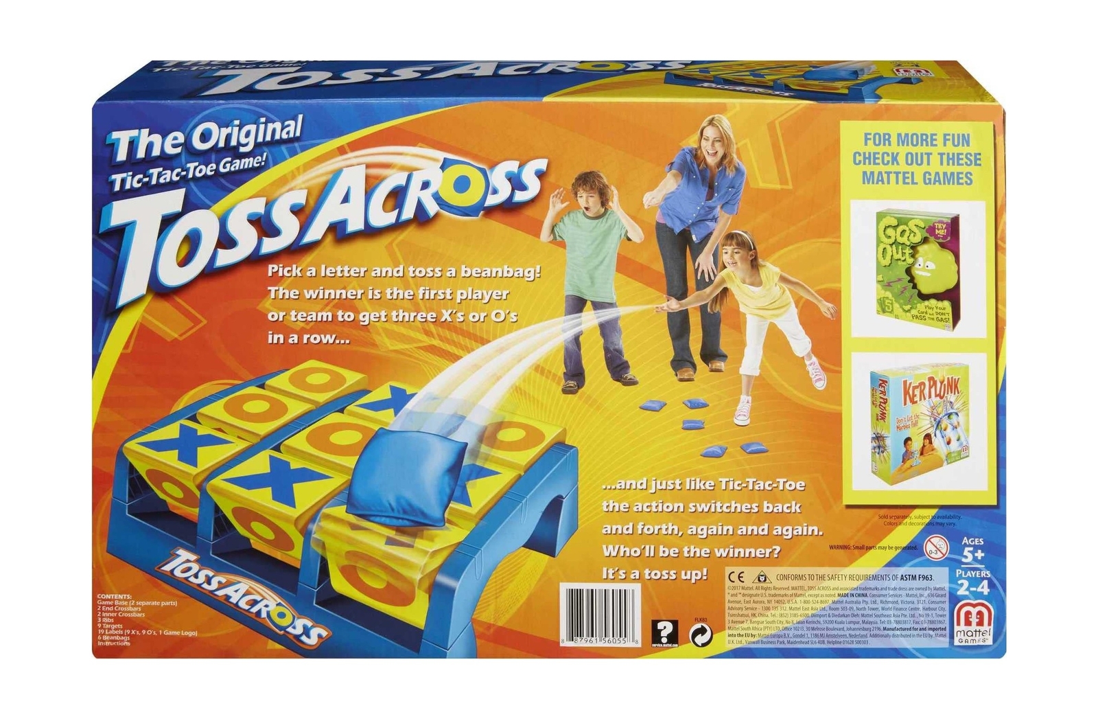 Toss Across Game, Tic Tac Toe Outdoor Game, Original Bean Bag Tossing Action …
