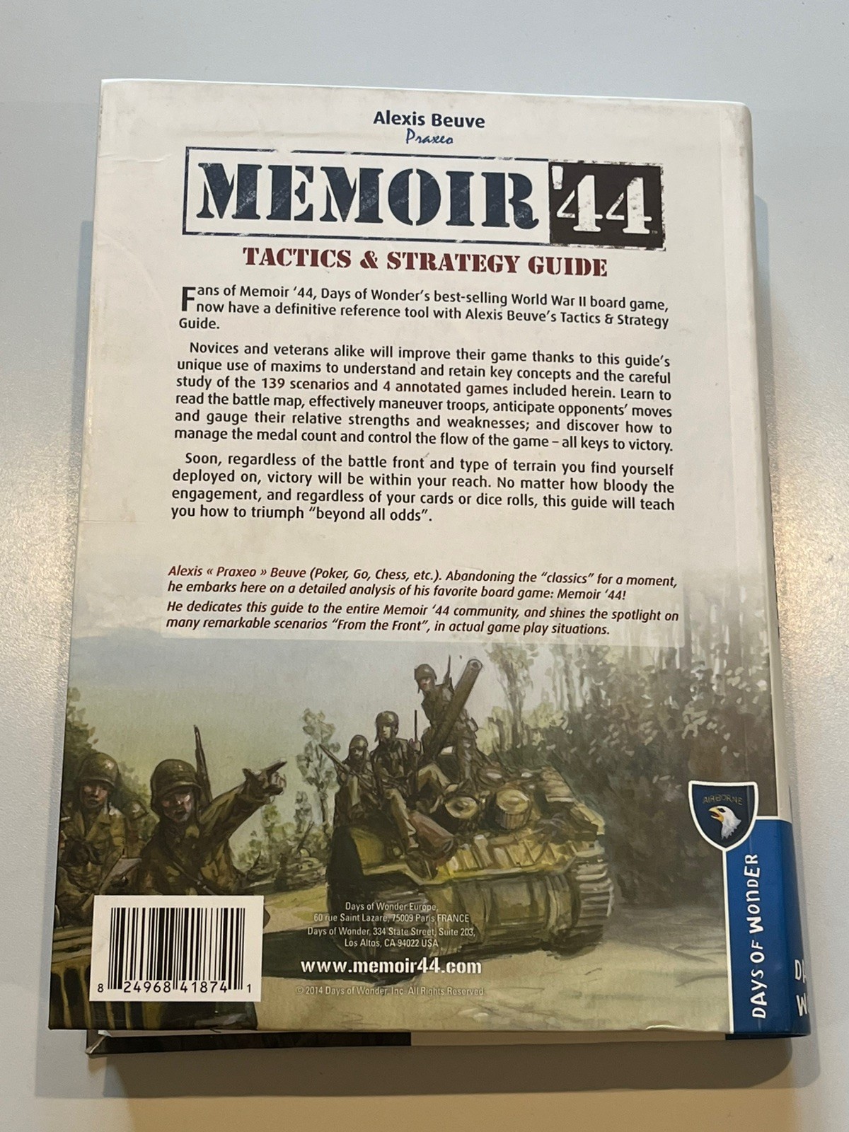 Days of Wonder Memoir ’44 Tactics & Strategy Guide Strategy Book NEW
