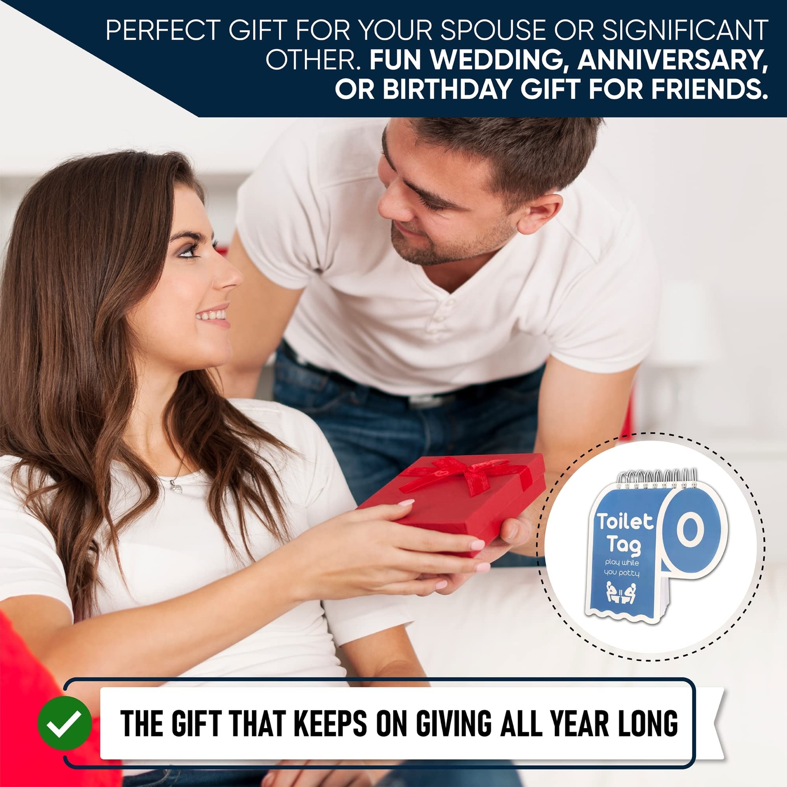 Toilet Tag – Couples Games, Couple Game Date Night, Couples Card Games, Relat…