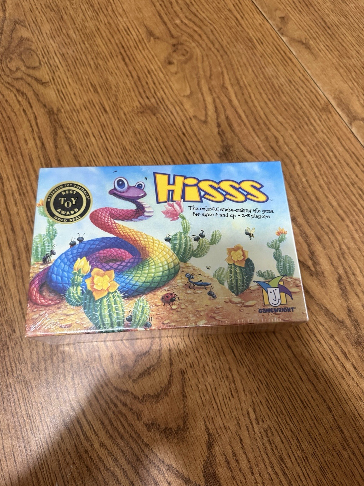 New HISSS The Colorful Snake Making Tile Matching Game Gamewright New Sealed