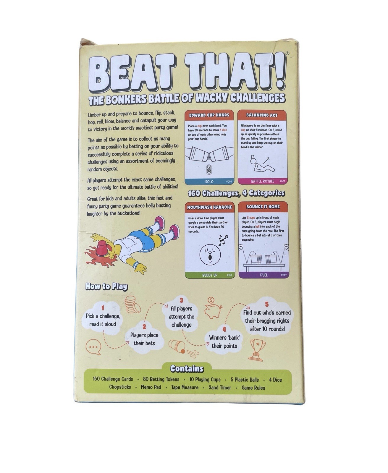 Gutter Games Ltd Beat That! Party Game Challenges 2-8 Players Age 9+ (2020)
