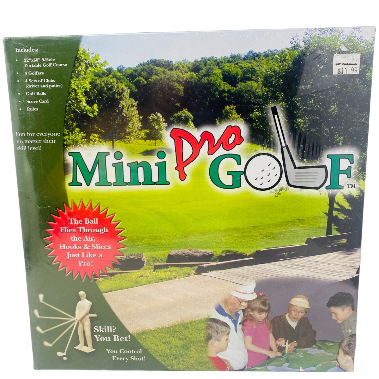 Tibiinc Mini Portable Pro Golf Course 1 to 4 Players