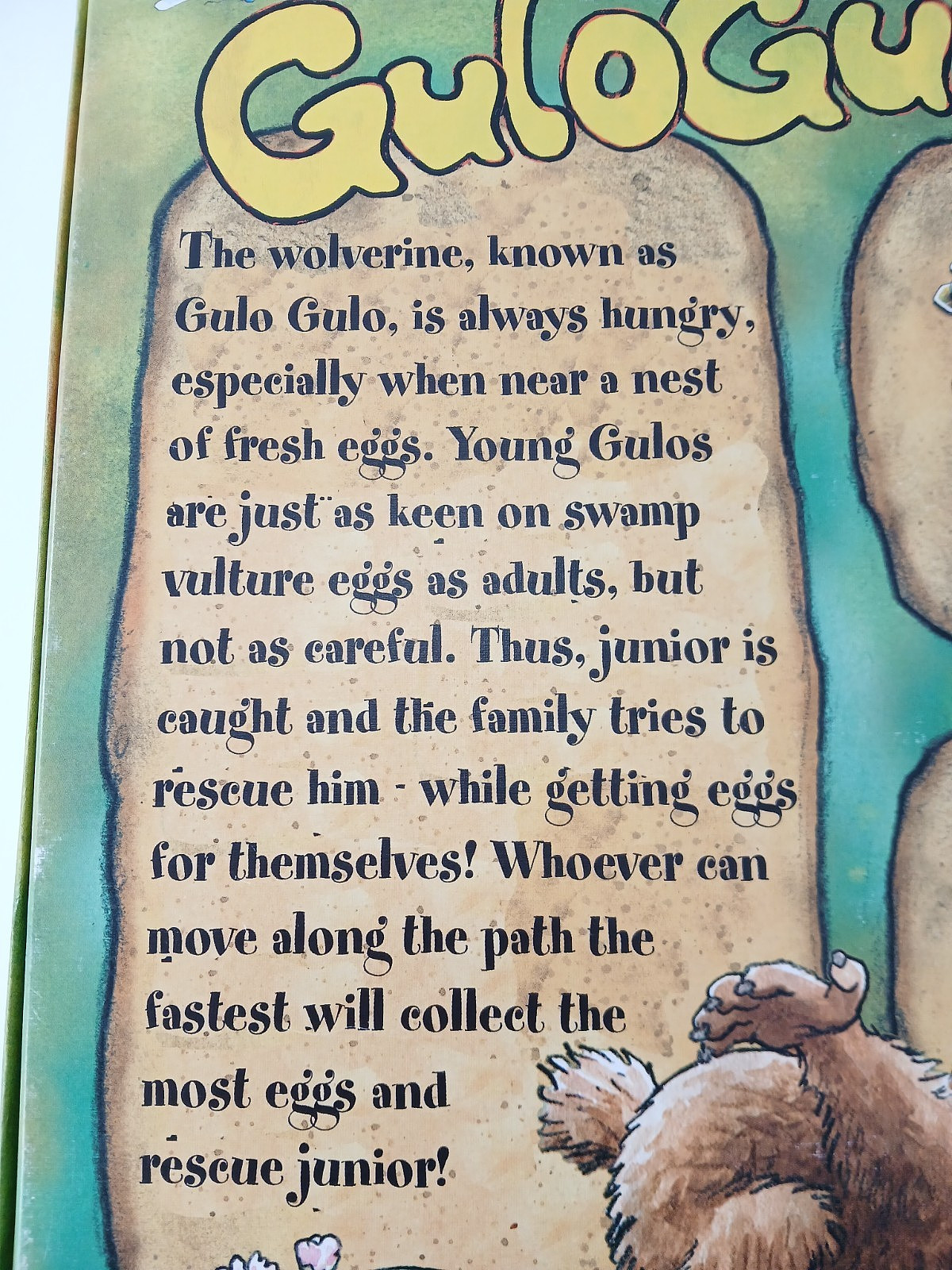 2003 GULO GULO Hungry Wolverine Family Board Game By Zoch COMPLETE Excellent!
