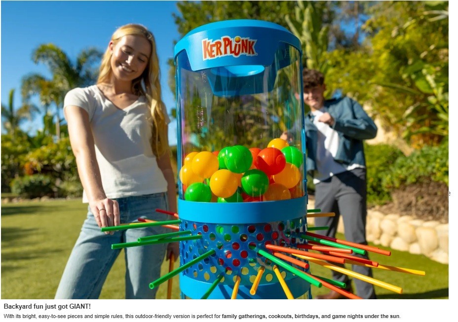 Giant KerPlunk Game 4.6 ft by EastPoint Sports w/ 60 Balls Indoor Outdoor, NEW