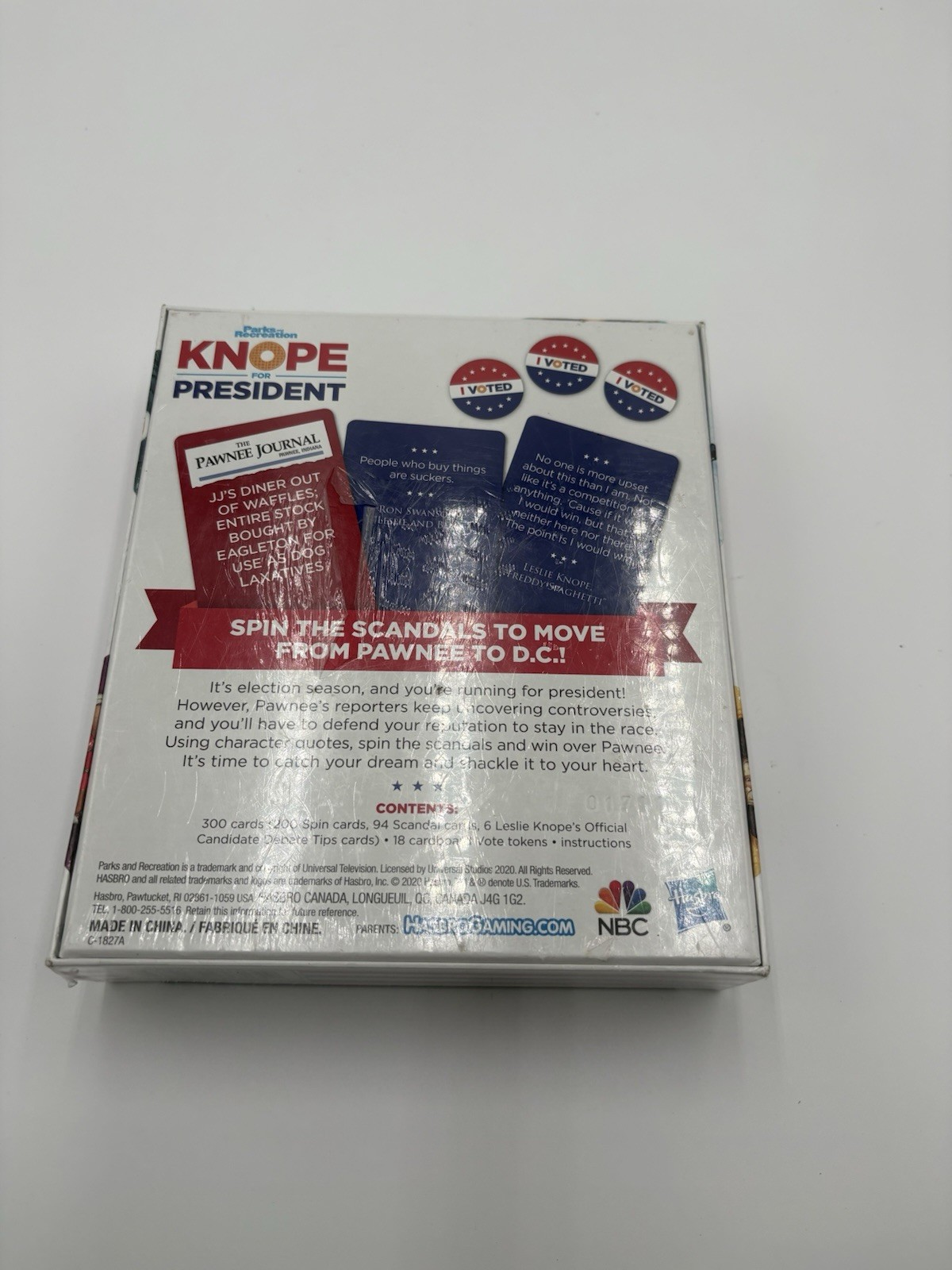 Knope For President Party Card Game for Ages 16 and Up