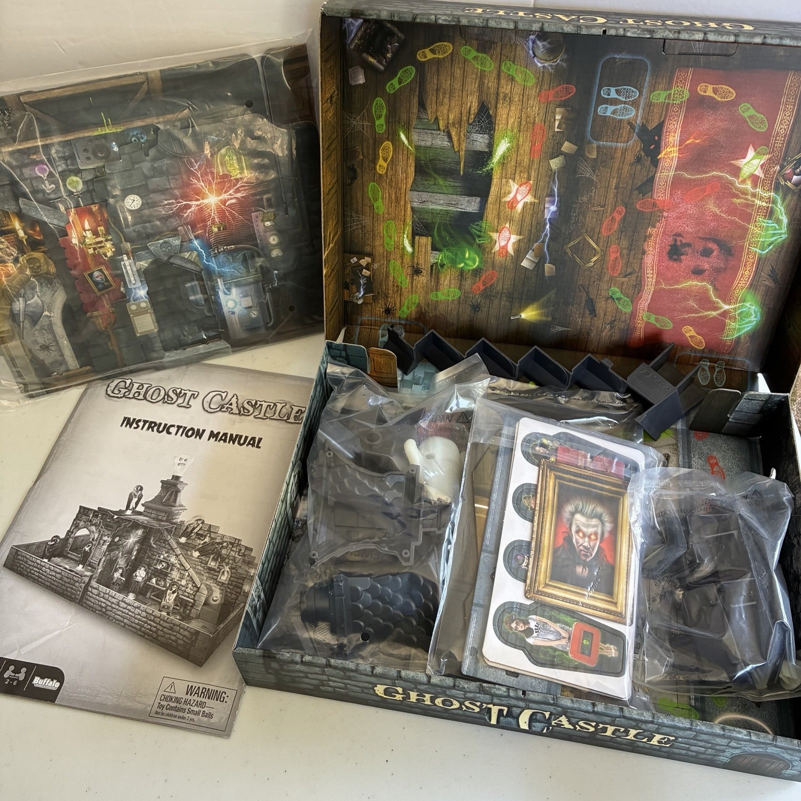 Ghost Castle Family Board Game (New) Buffalo Games Halloween, Haunting, Spooky