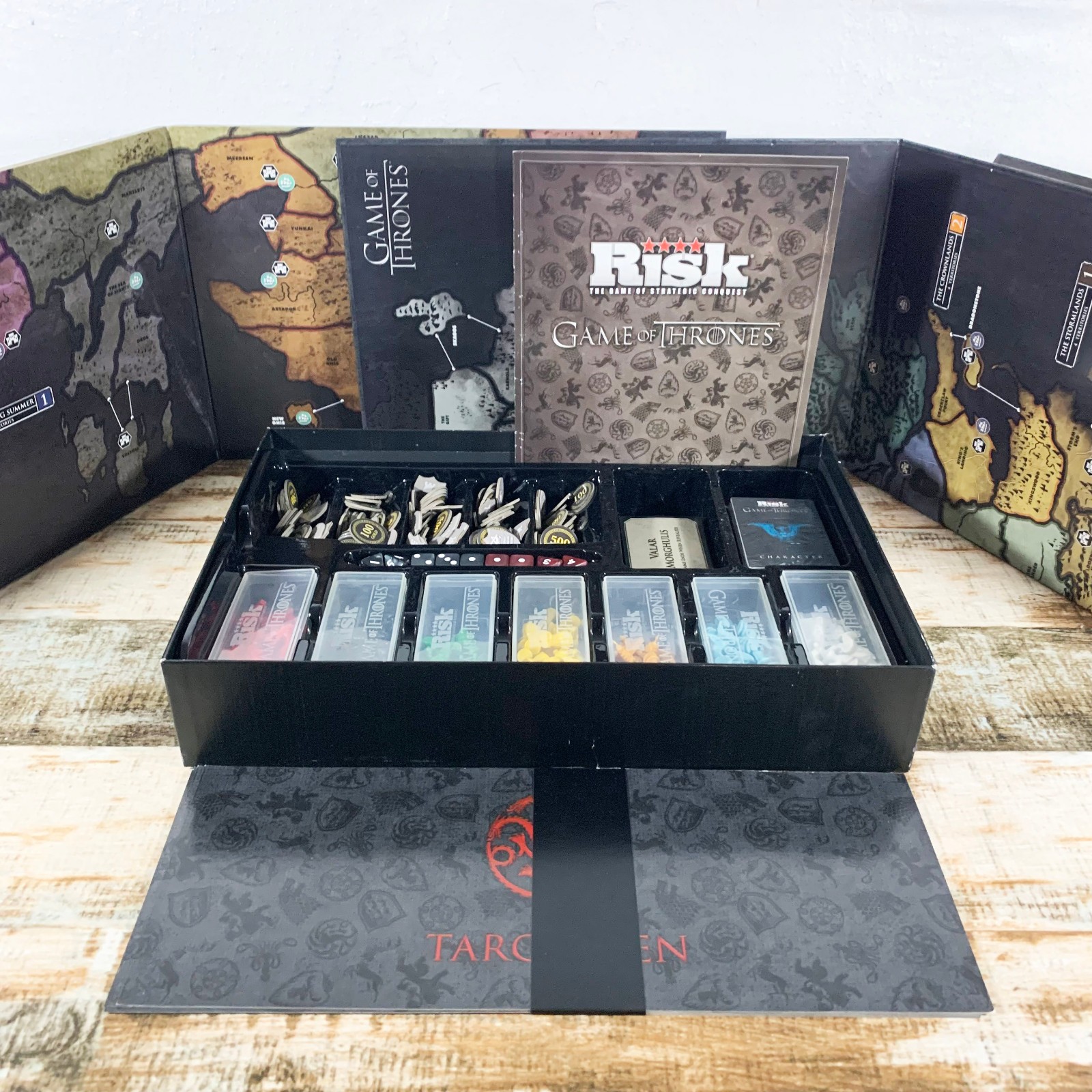 Risk Game of Thrones Board Game – 100% Complete – Some Cards Still Sealed