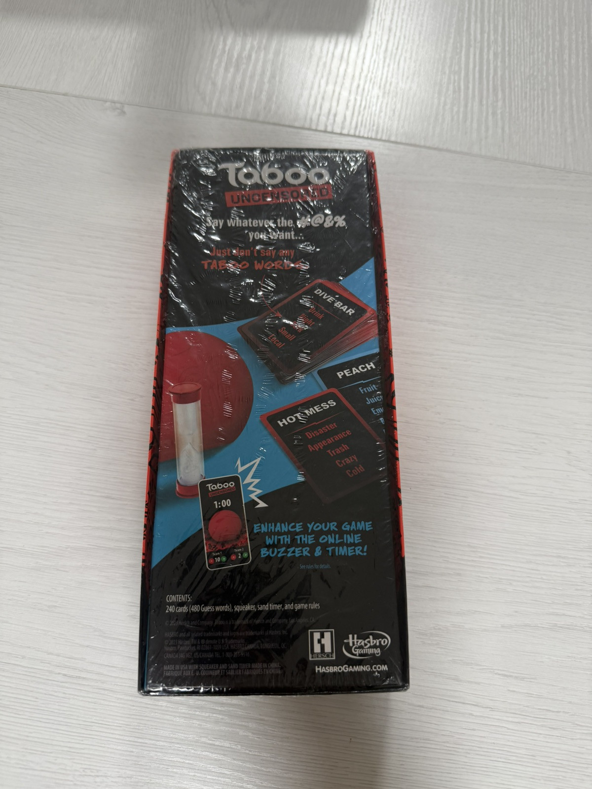 Hasbro Gaming Taboo Uncensored Board Game for Adults Only Ages 17+ 4+ Player