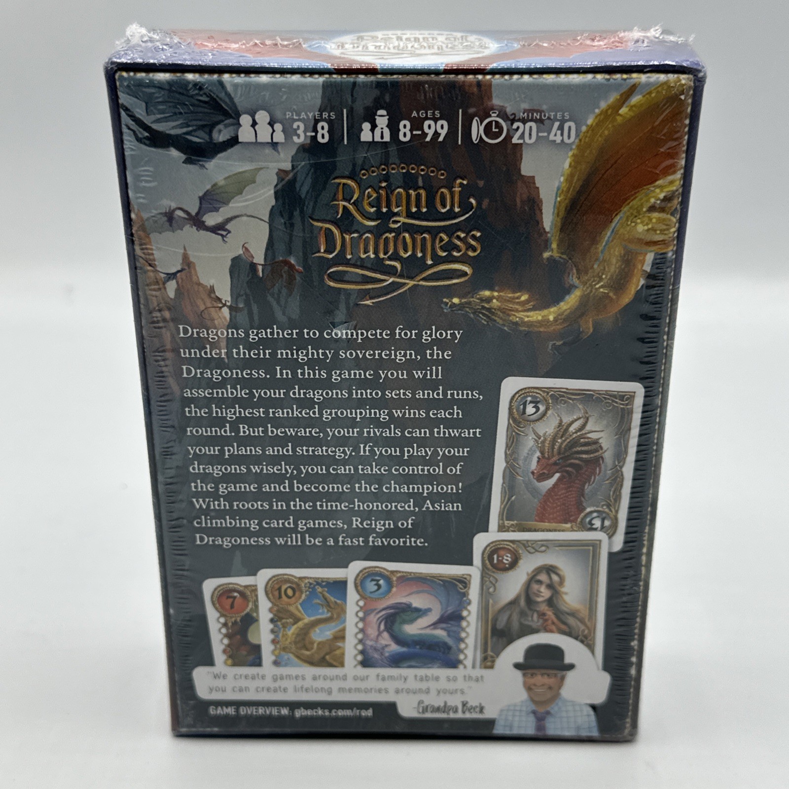 Reign of Dragoness Card Game (Sealed, Brand New) Grandpa Beck’s Games