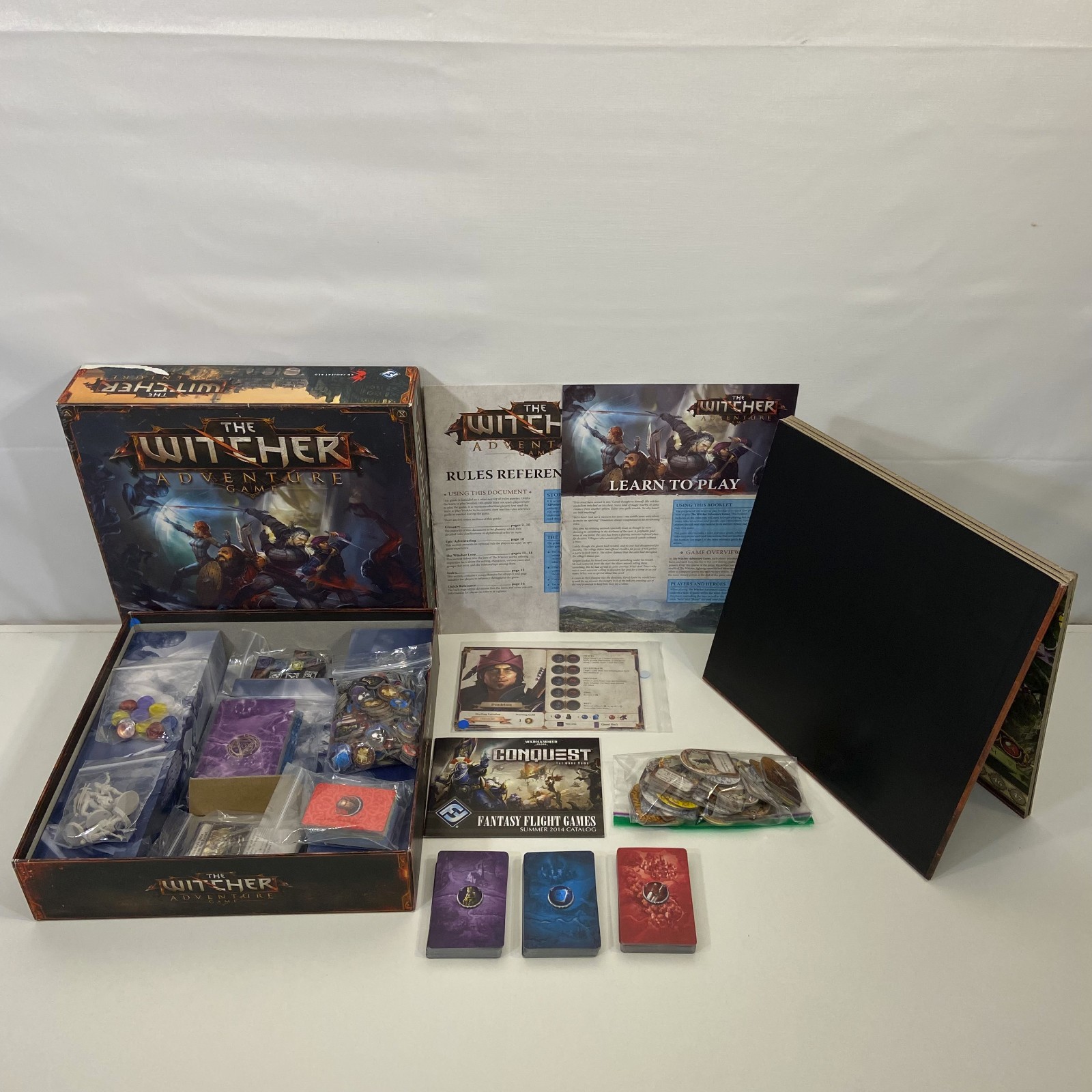 Witcher Adventure Game CD Projekt Red 2014 Board Game BROKEN BOX Fantasy Flight