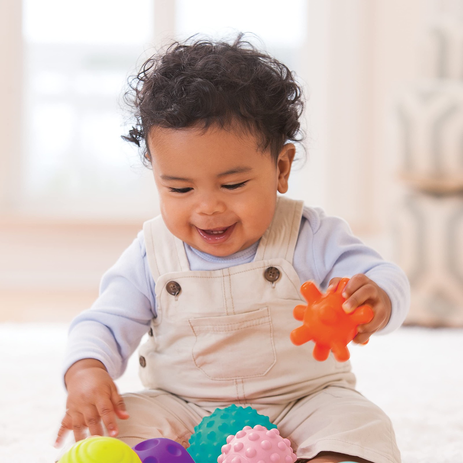 Sensory Ball Set 10 Piece Textured Multi Infantino 6+ Months