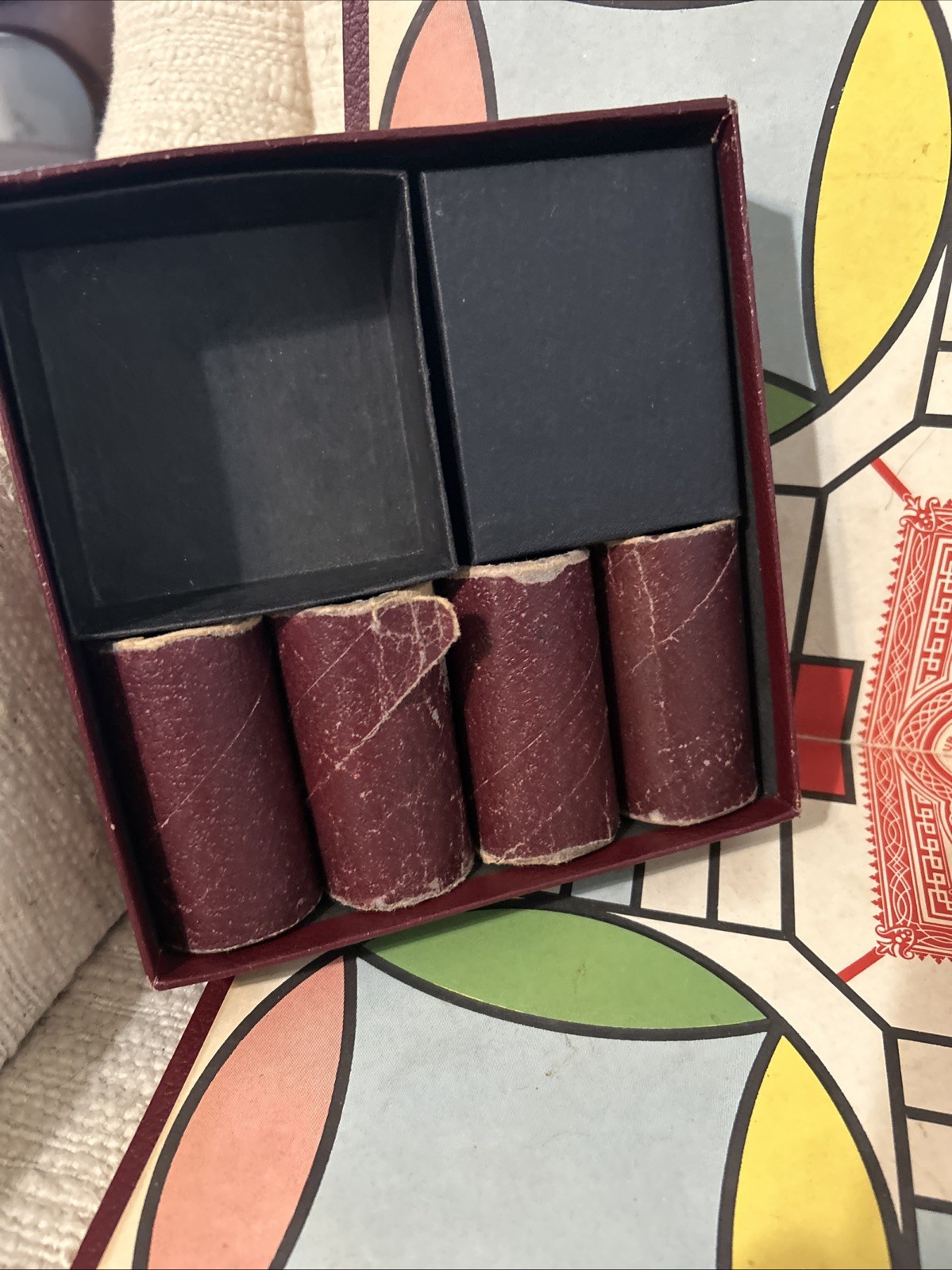 Vtg 1989 Milton Bradley Deluxe Edition Parcheesi Board Pieces, & Shakers No Box