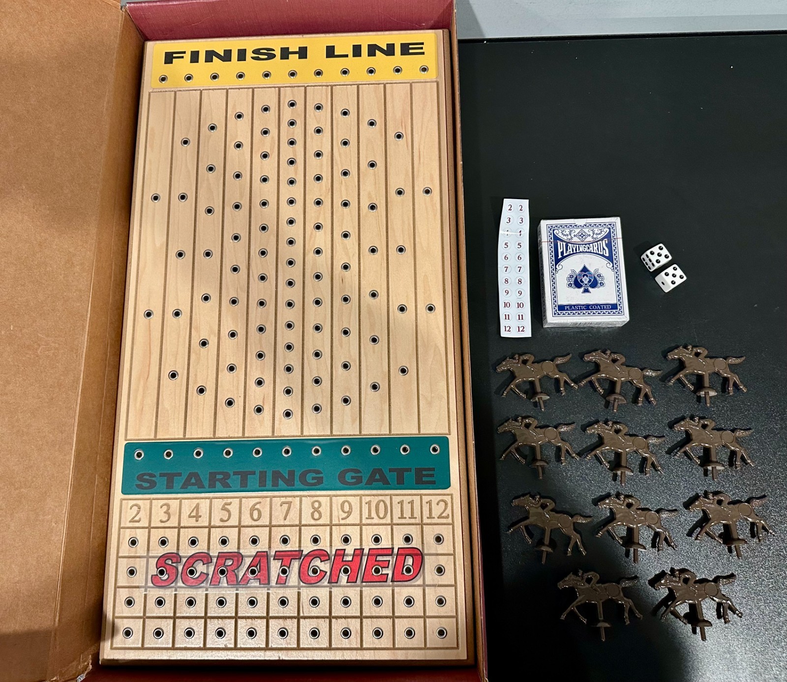 Across The Board Horseracing Game – Handcrafted 2007 *NEW/OPEN BOX*