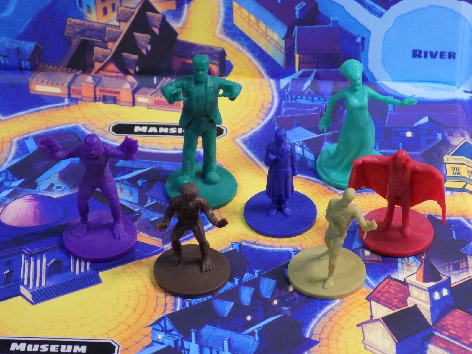 HORRIFIED UNIVERSAL MONSTERS Board Game 100% Complete Ravensburger 2019