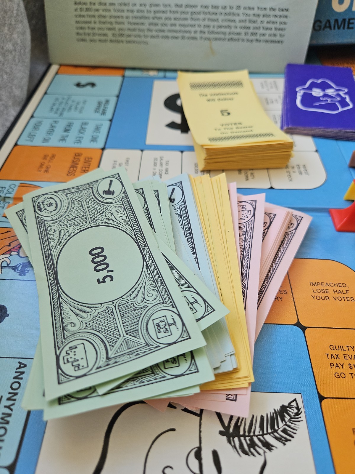 Lie Cheat and Steal The Game Of Political Power Vintage 1971 Reiss Board Game