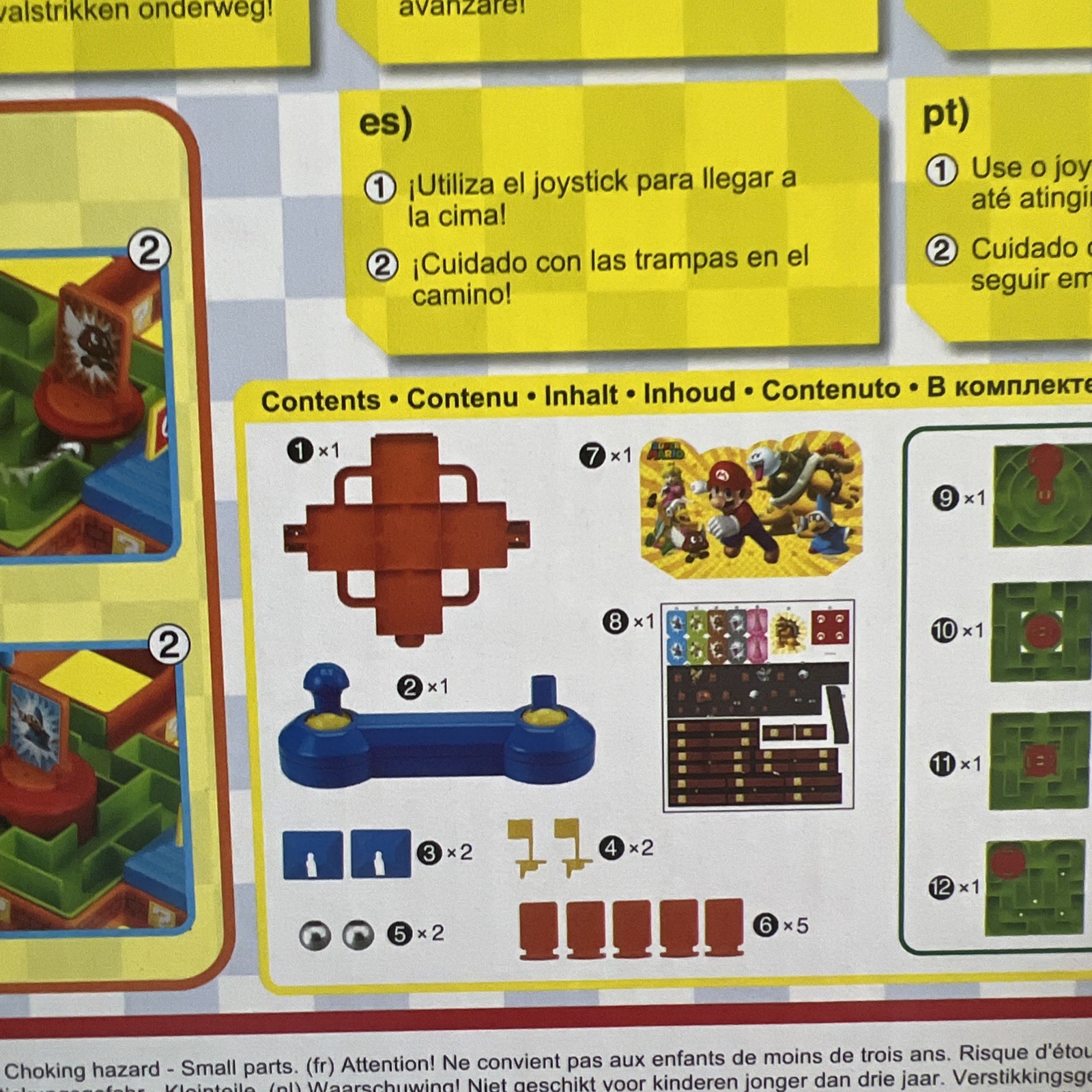 Epoch Games Super Mario Adventure DX Tabletop Skill and Action Game.