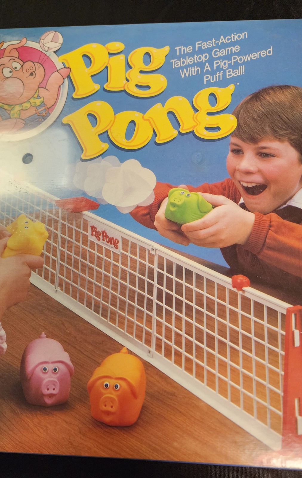 Vintage 1986 Milton Bradley PIG PONG Tabletop Game NEW IN BOX SEALED