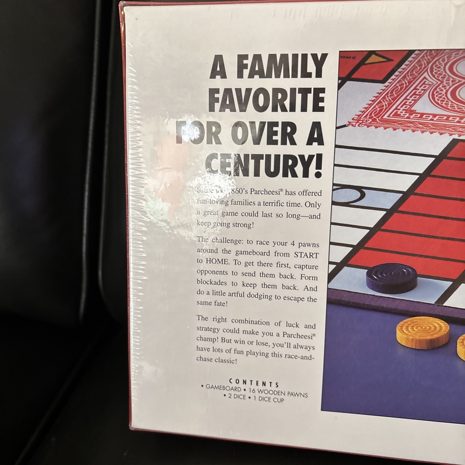 Vintage Parcheesi Milton Bradley / A Royal Game Of India Edition / 1999 / Sealed