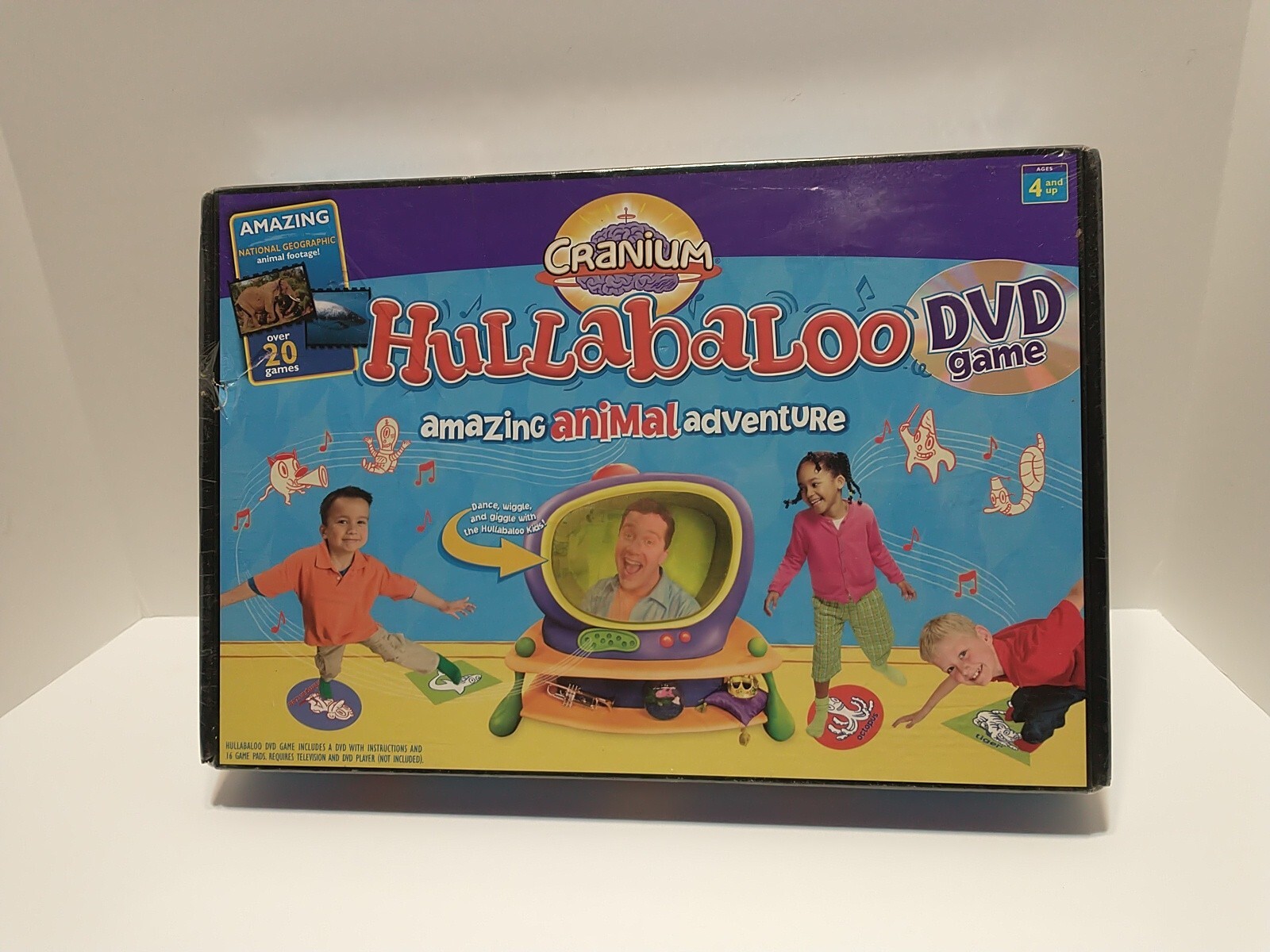 Cranium Hullabaloo Dance DVD Game Amazing Animal Adventure 4 and up New Sealed
