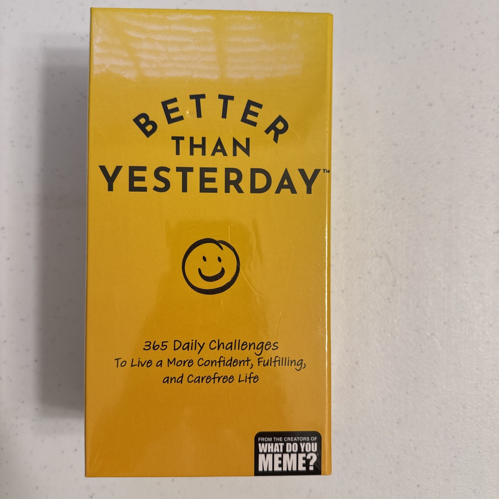 Better Than Yesterday 365 Daily Challenges Life Fullfilling Cards Game SEALED
