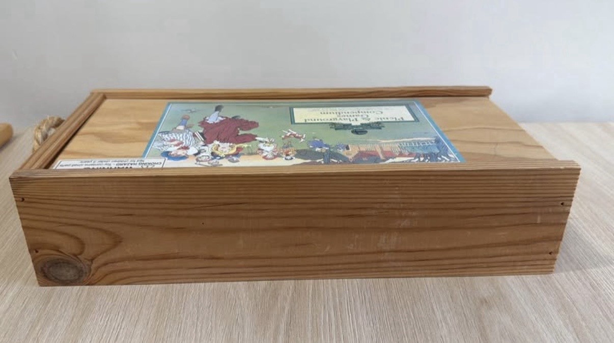 House of Marbles Picnic & Playground Games Compendium Used In Wooden Box J